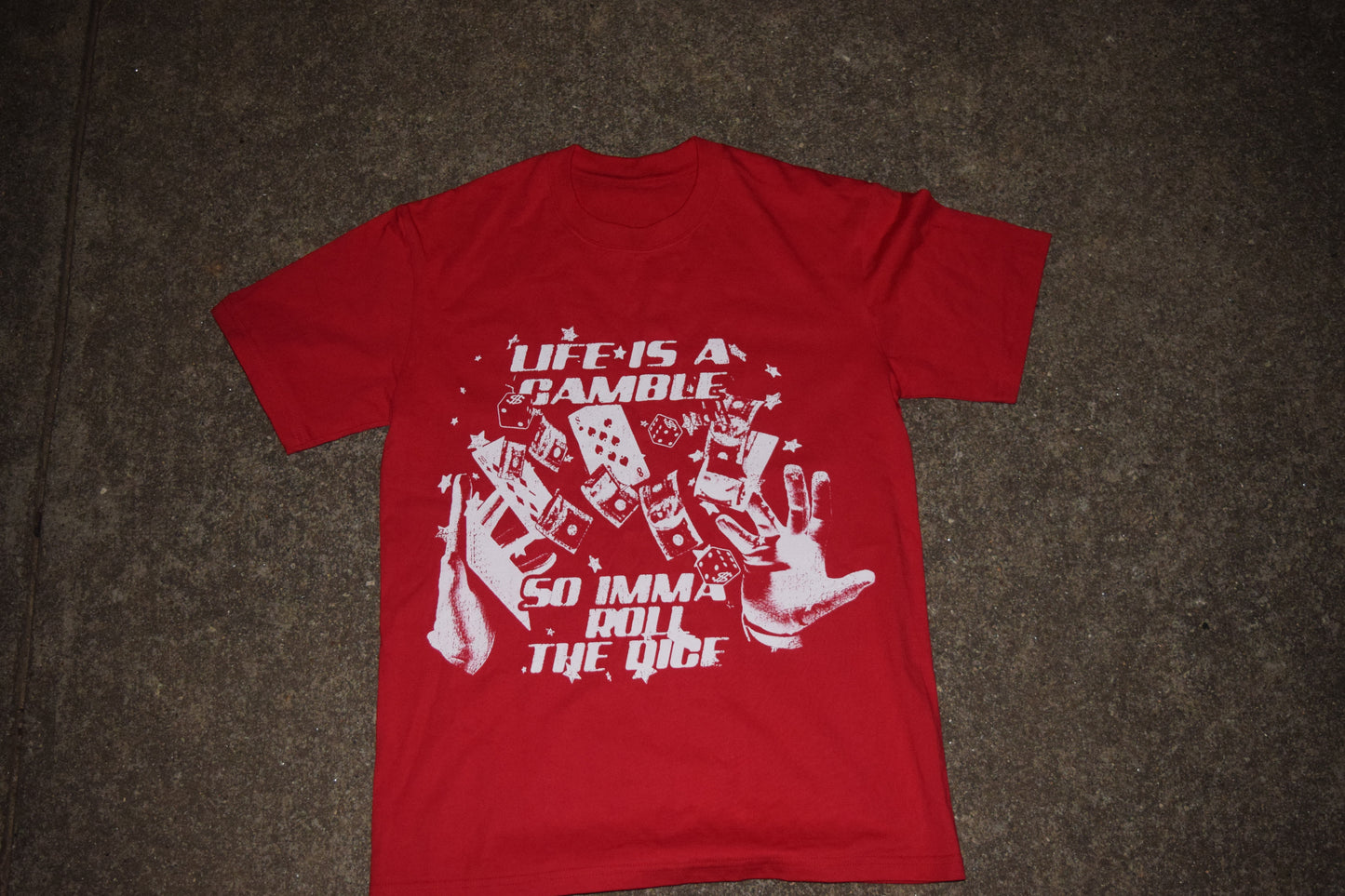 Red Risk Taker Tee